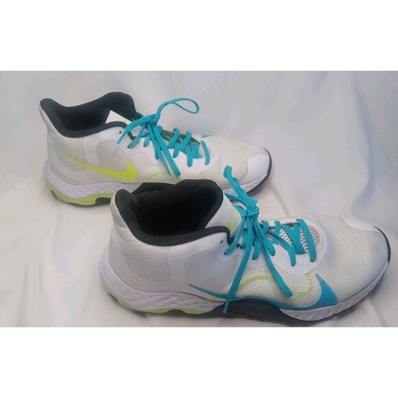 Nike Renew Run Sneakers Multicolor Mesh Breathable Lace-Up Mens Size 10 - Picture 3 of 11